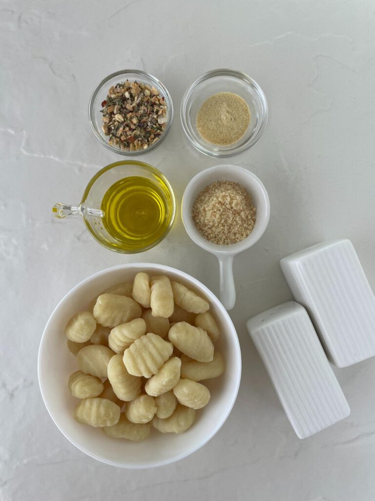 Air Fryer Gnocchi Recipe Ingredients