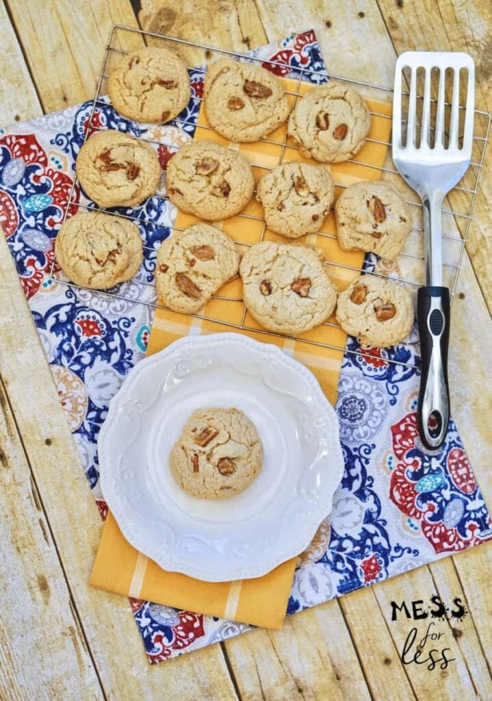 Buttery pecan cookie recipe