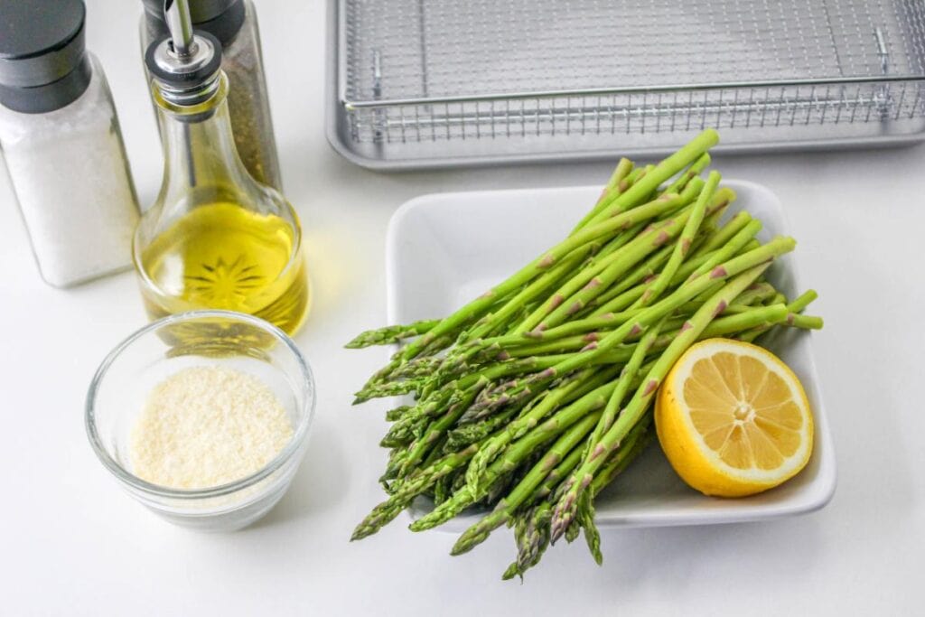 Ingredients to Make Air Fried Asparagus