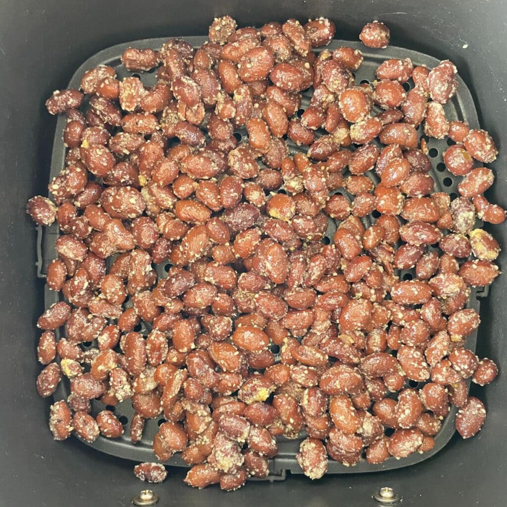 crispy black beans in the air fryer