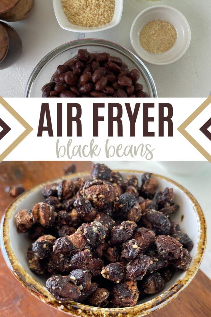 Air Fryer Black Beans Recipe Pin