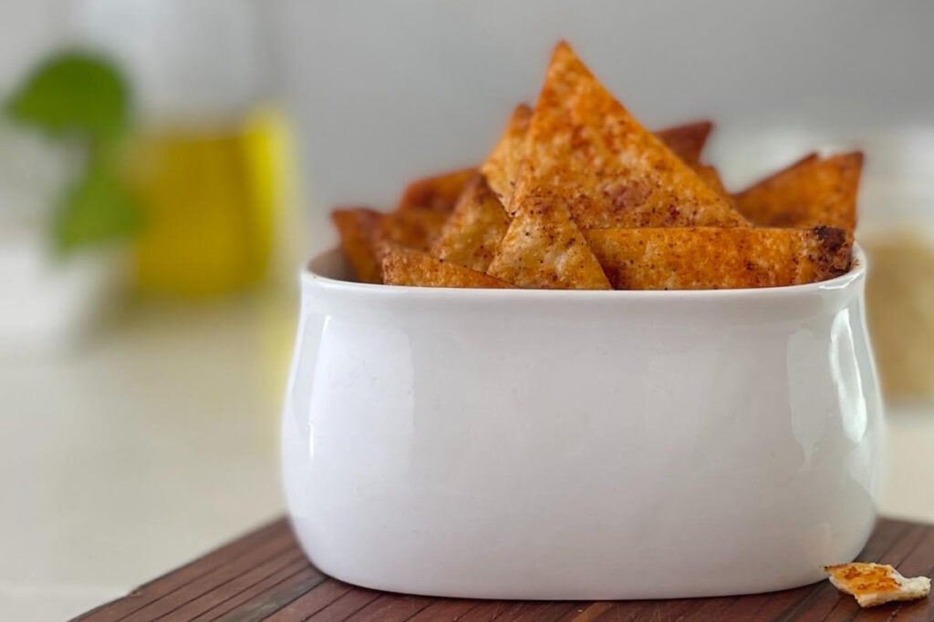 closeup view of nacho cheese chips