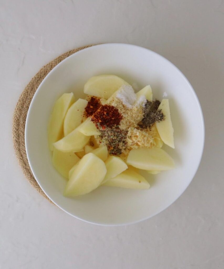 Potato Slices with Seasonings