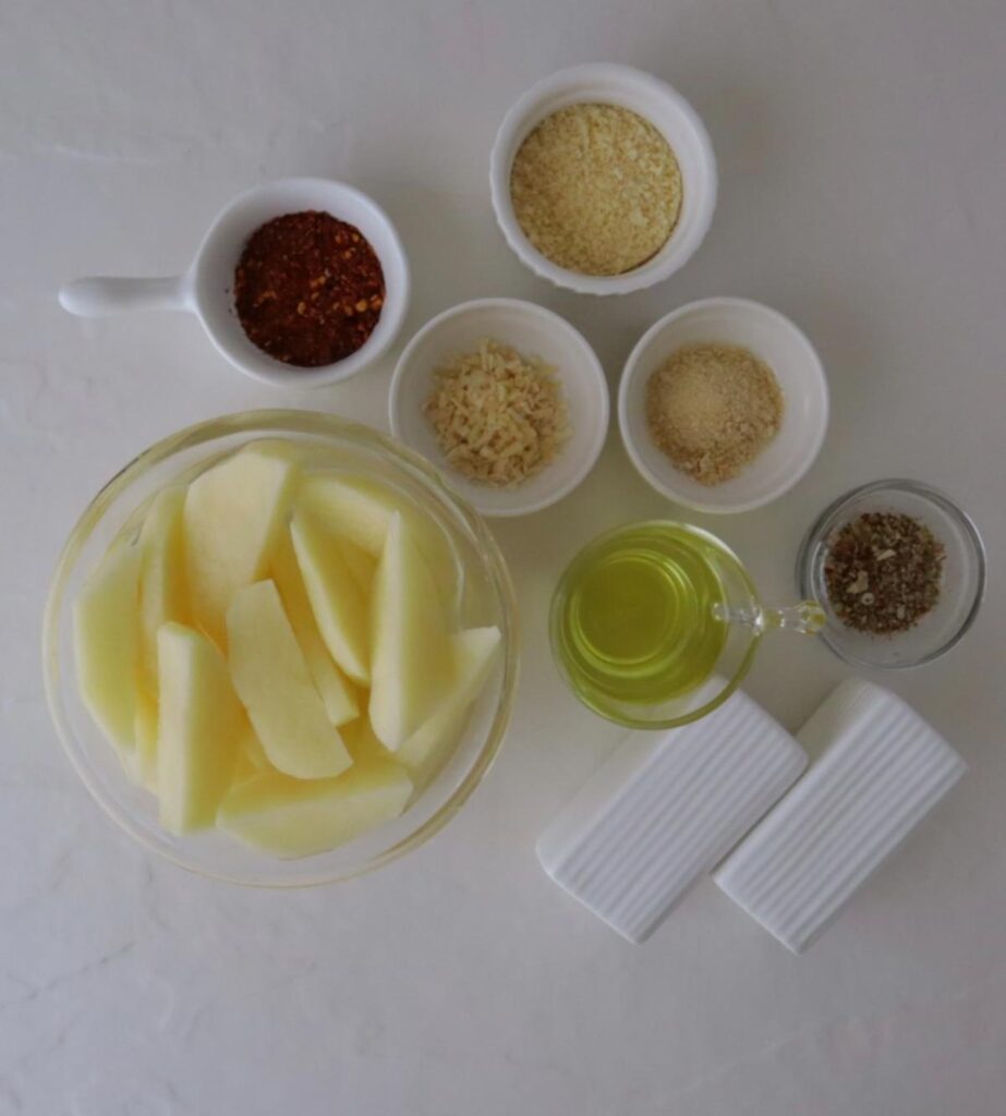 Ingredients to Make Potato Wedges