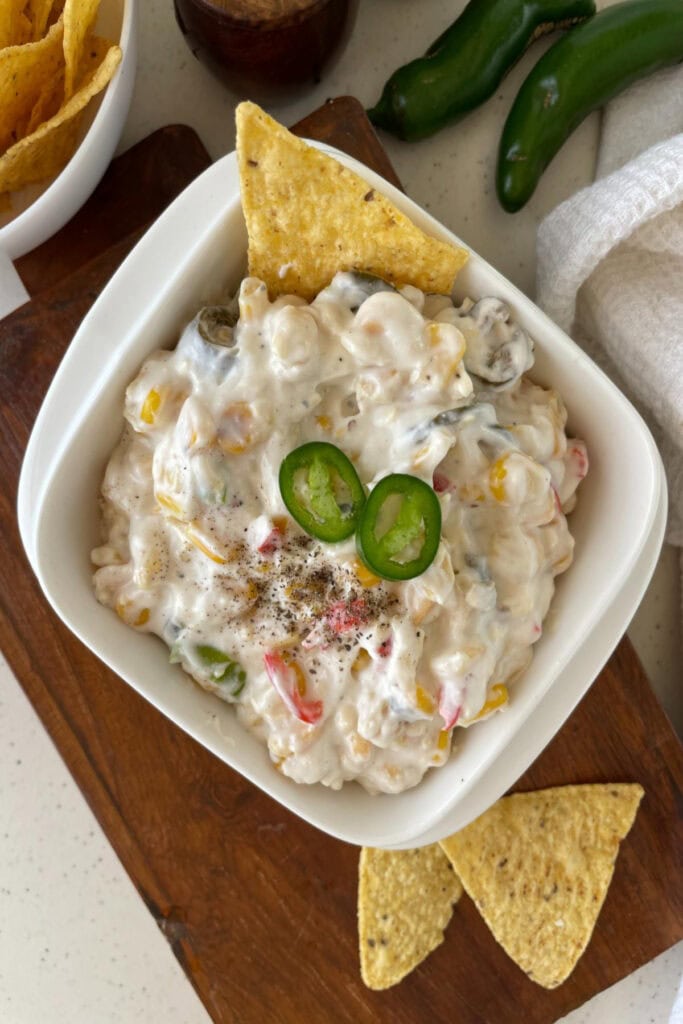 dip with tortilla chips