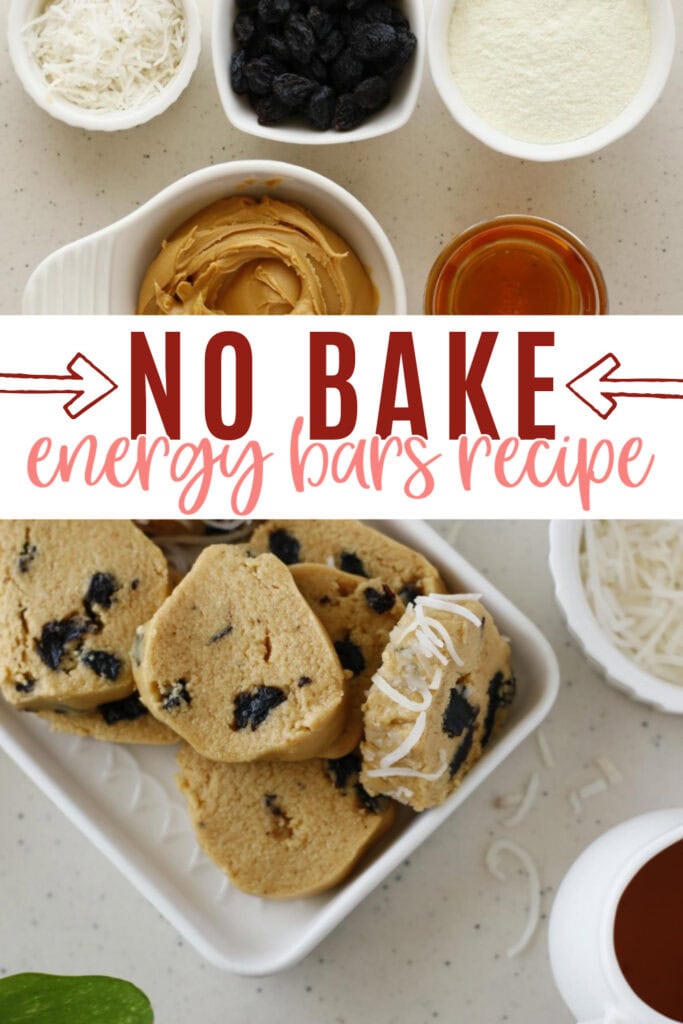 No Bake Energy Bars Recipe Pin