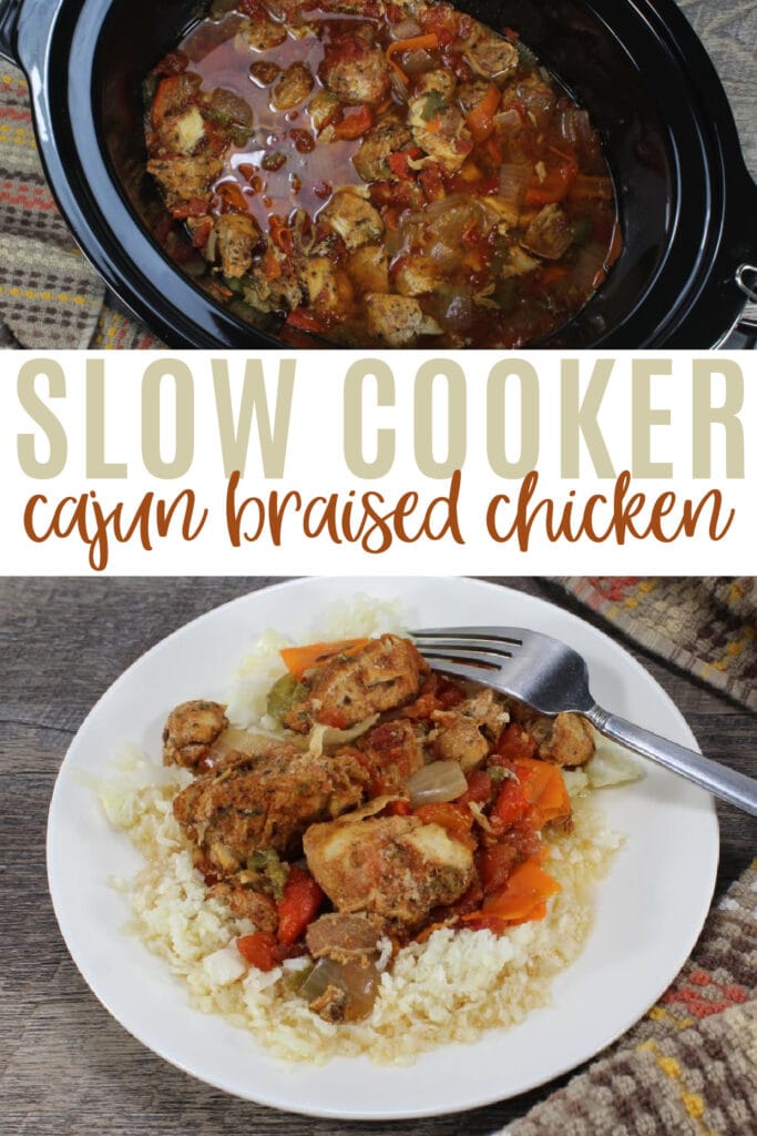 Slow Cajun Braised Chicken Pin