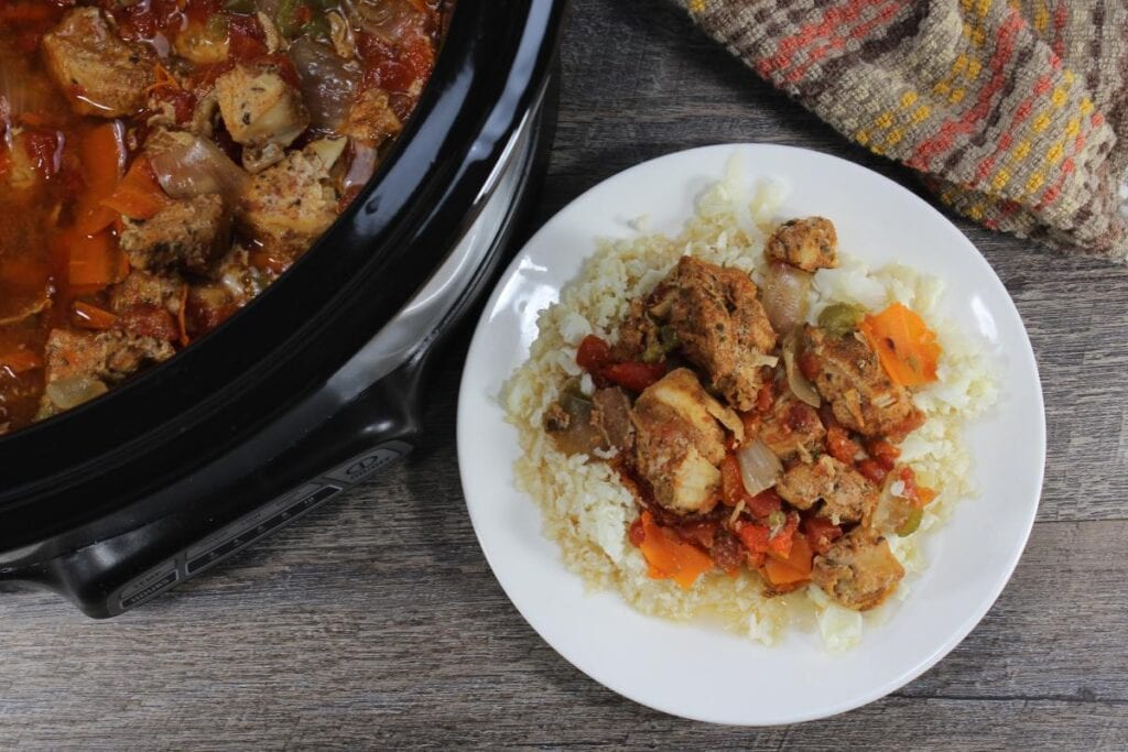 caulirice and cajun chicken recipe