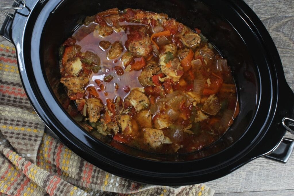 Pot of Cajun Chicken