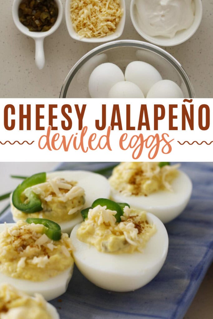 Cheesy Jalapeno Delived Eggs Pin