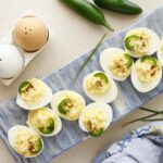 Platter of deviled eggs
