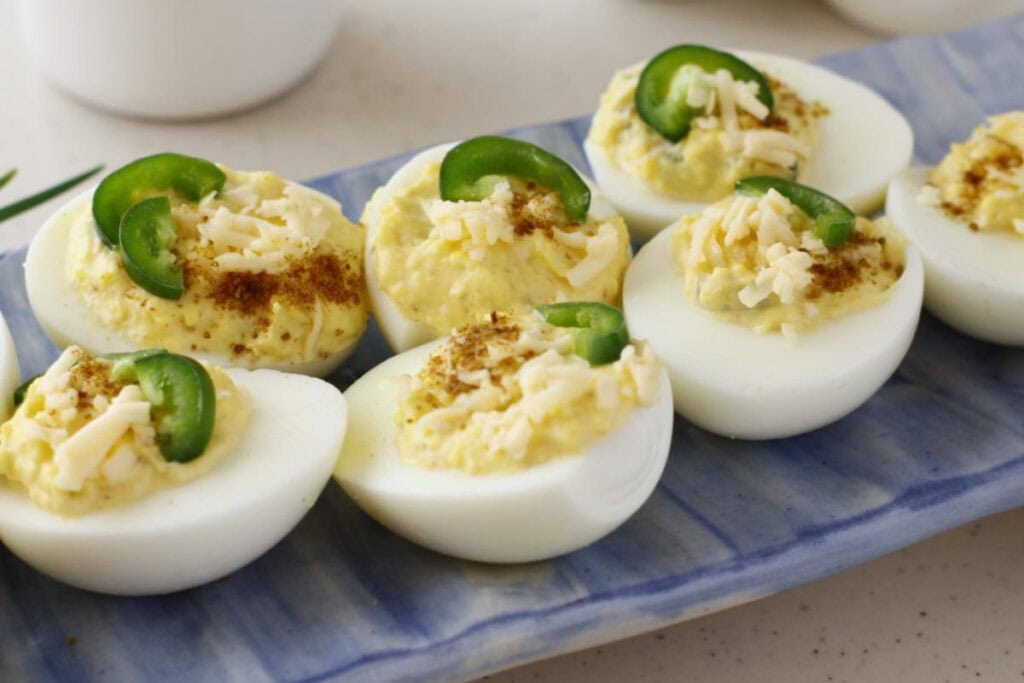 cheese and jalapeno egg