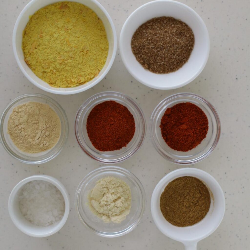 Ingredients to make an incredible homemade spice