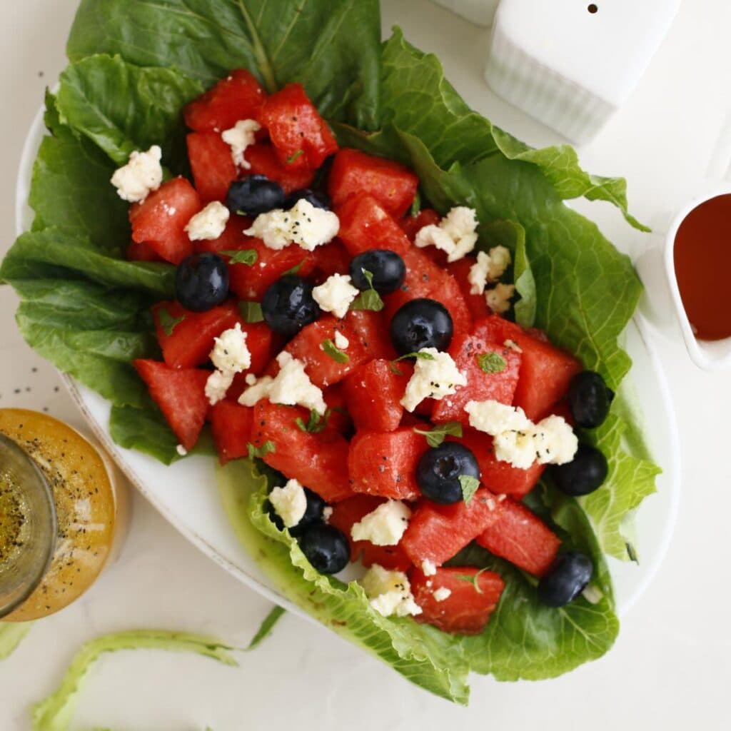 platter of fruit salad