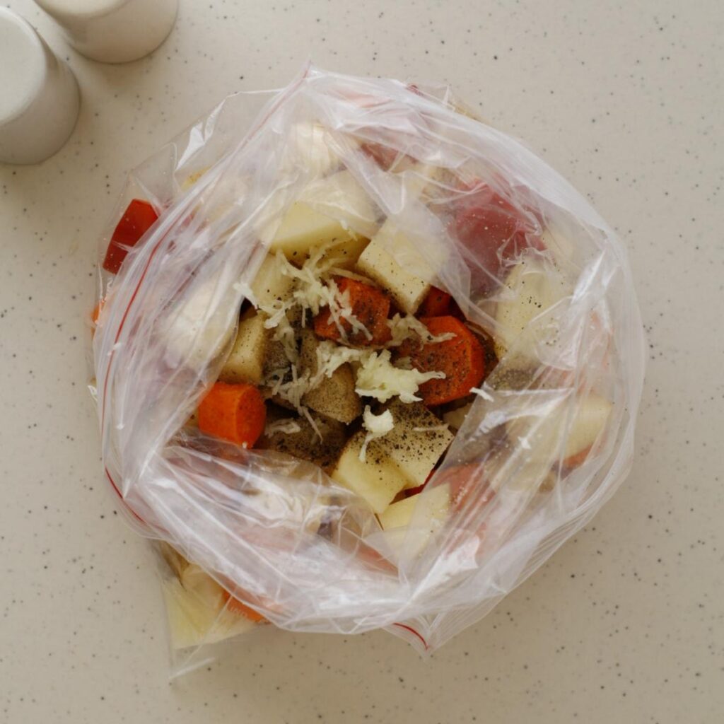 seasoning vegetables