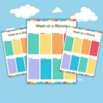 Free Week at Glance Printable PDF to Print at Home