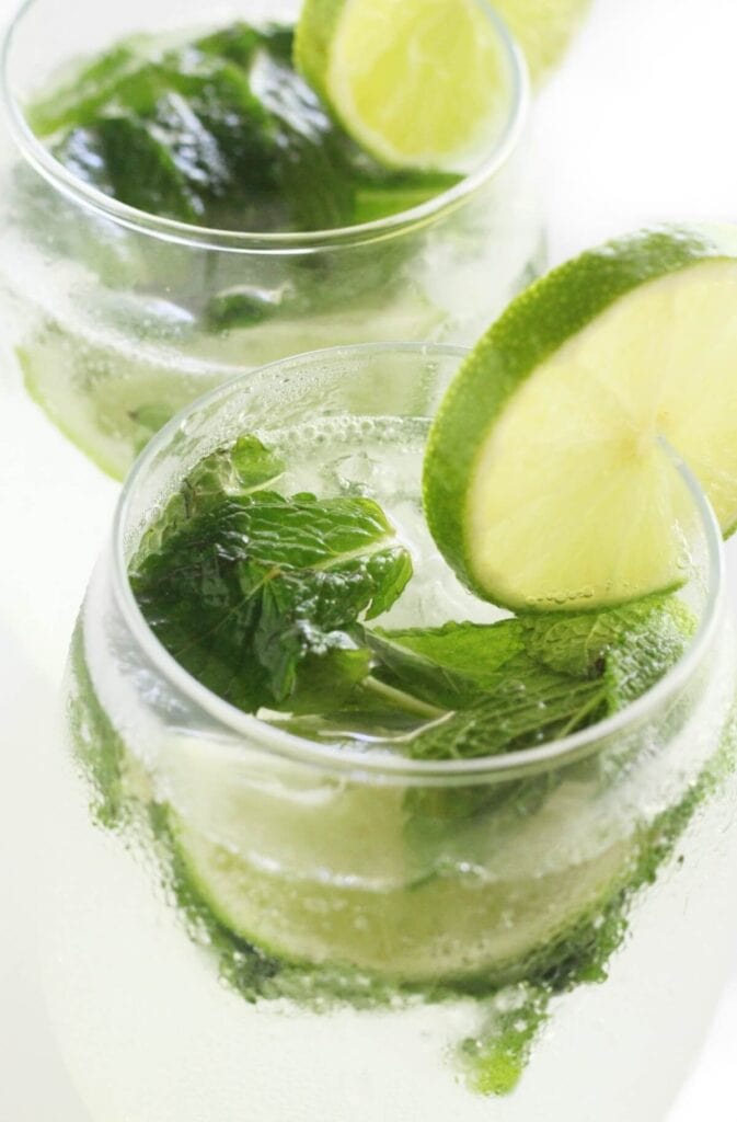 Glass of Virgin Mojito