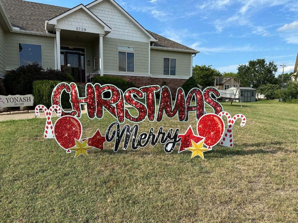 merry christmas yard card for sweet life yard signs