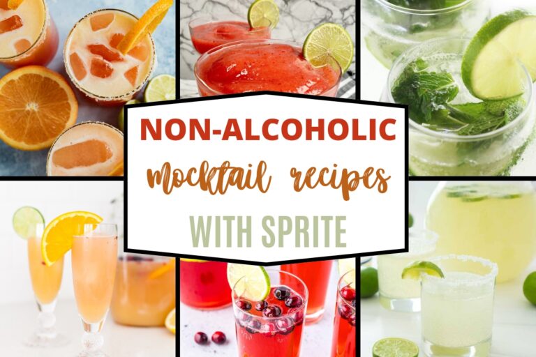 Mocktails and Lemon Lime Soda