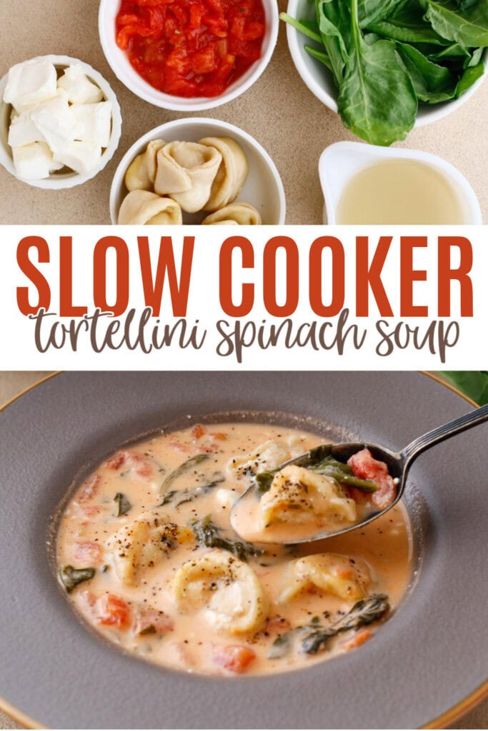 Tortellini Spinach Soup Pin