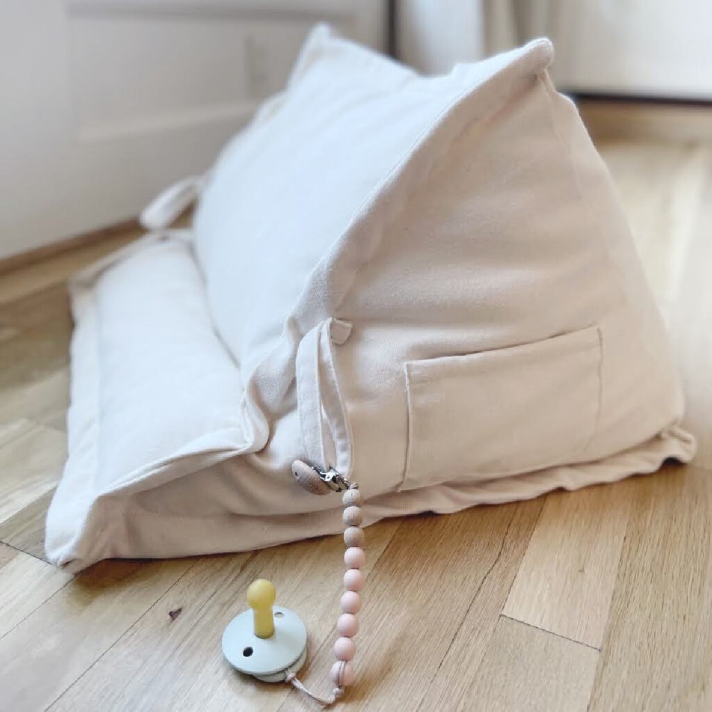 Peekaboo pillow for a baby shower gift