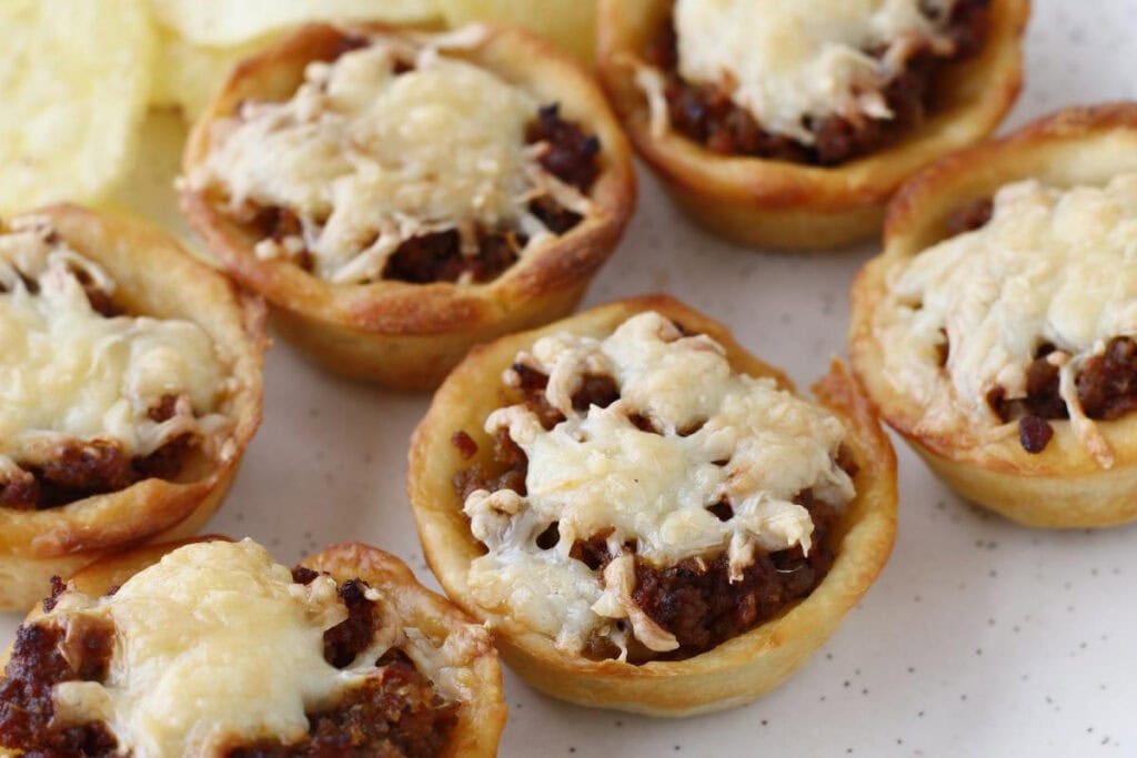 bbq cups with beef and cheese