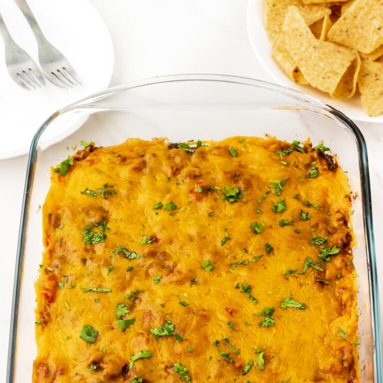 cheesy casserole dish