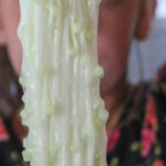 stretched glow in the dark slime