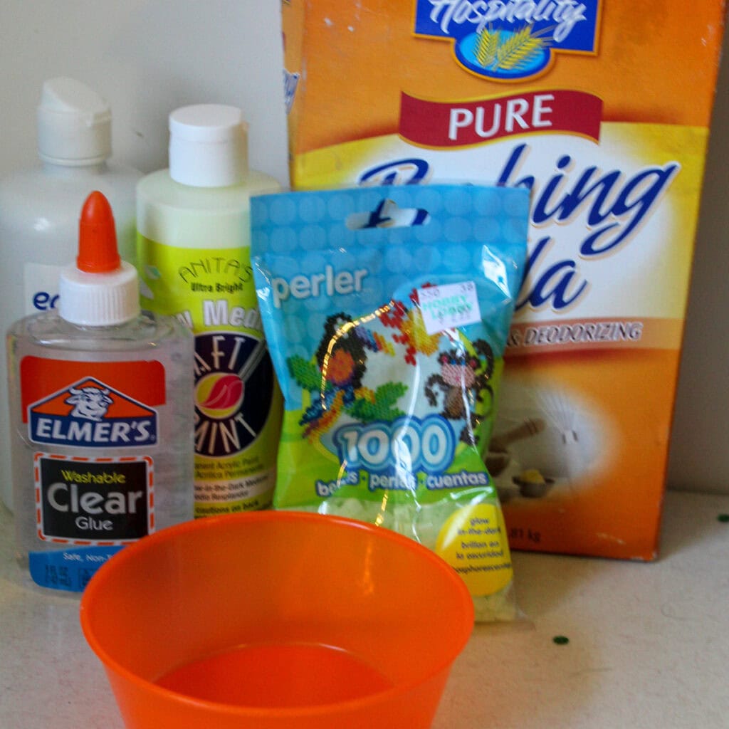 ingredients needed to make slime