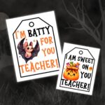 Cute Free Printable Halloween Tags for Teachers