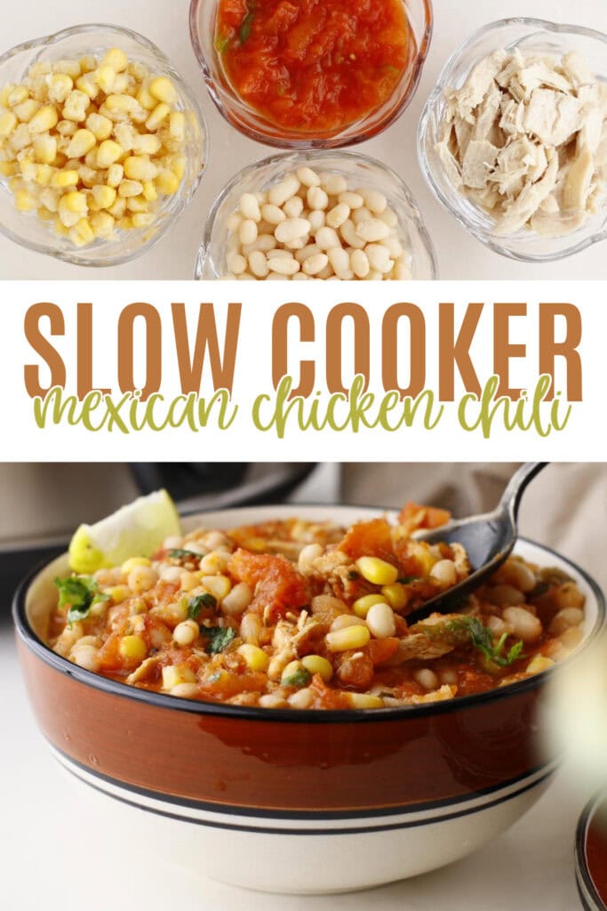 Mexican Chicken Chili Recipe Pin