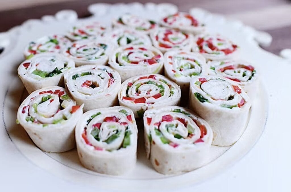 Festive Holiday Spiral Pinwheel