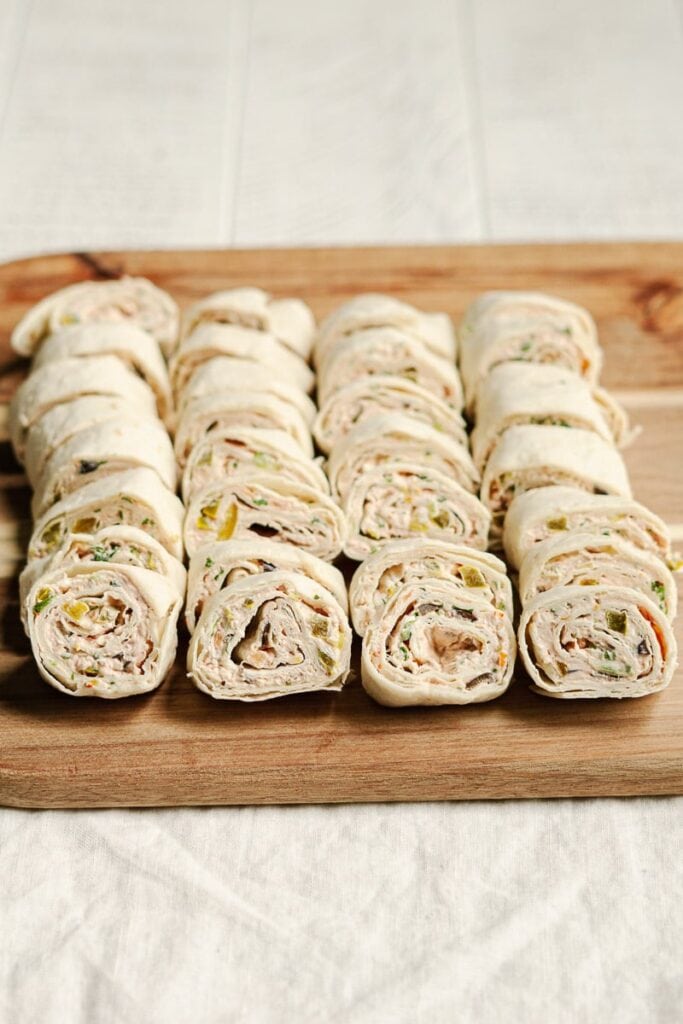 PICKLED JALAPENOS TORTILLA ROLLUPS