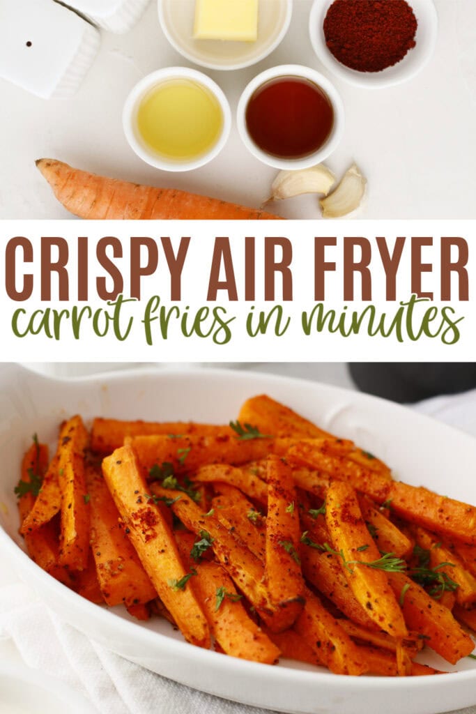 Crispy Air Fryer Carrot Fries Pin
