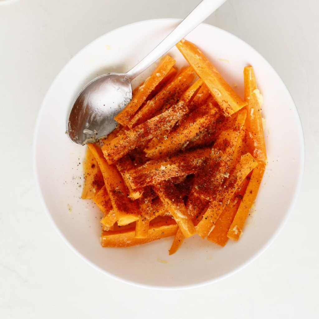 seasoned carrot strips