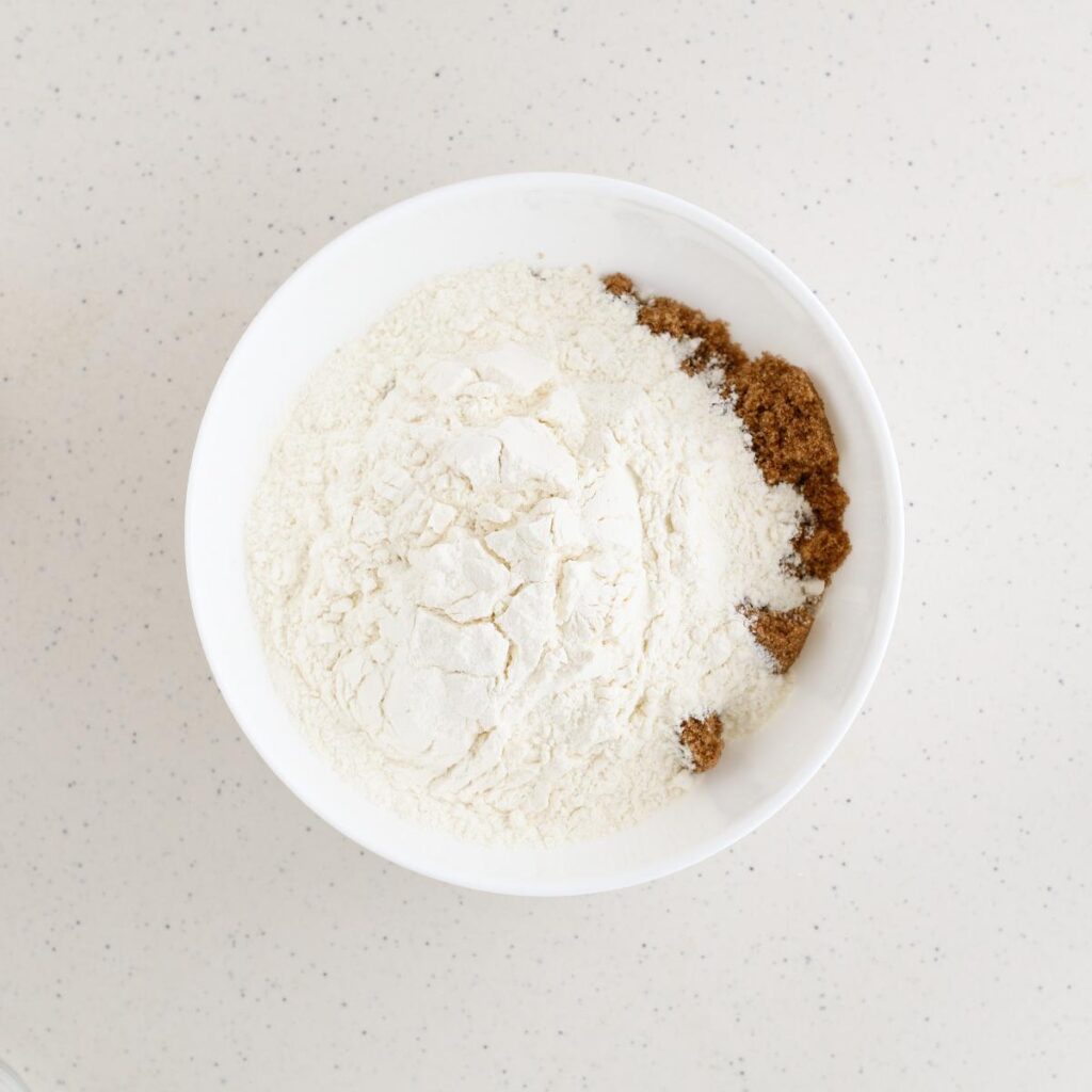 dry ingredient mixture in a bowl