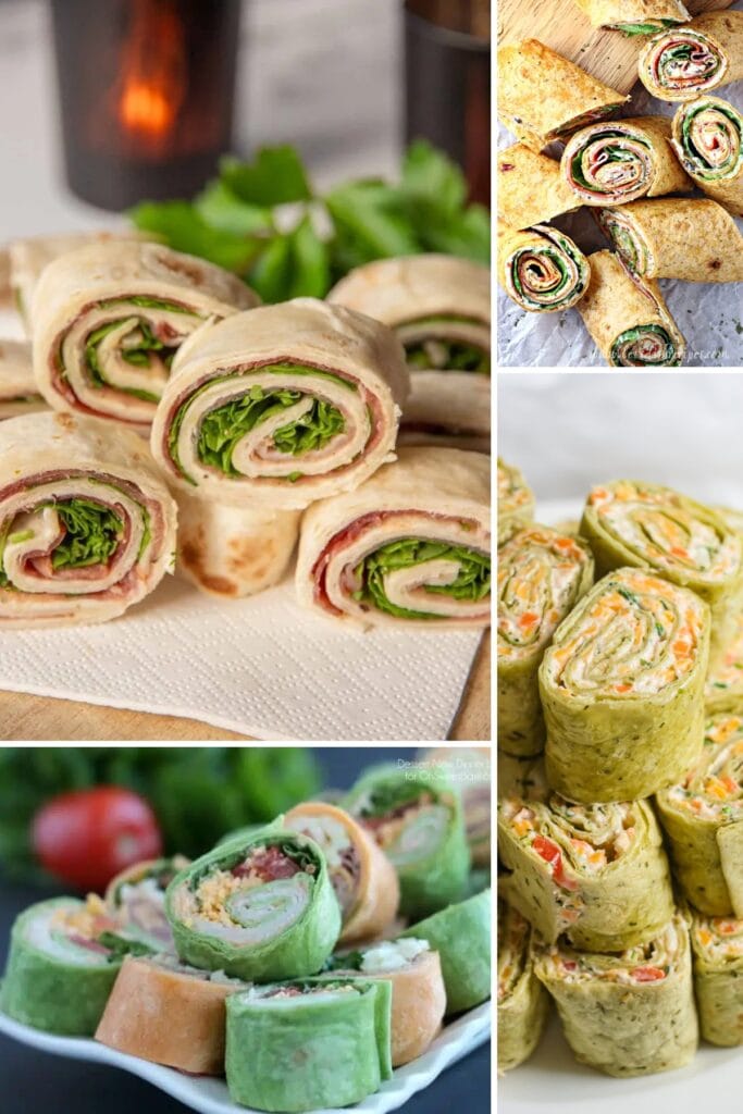 Pinwheel sandwiches for parties