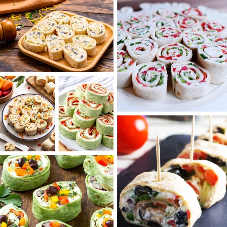 Healthy Vegetarian Pinwheels