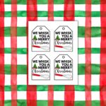 We Whisk You a Merry Christmas Printable Gift Tags
