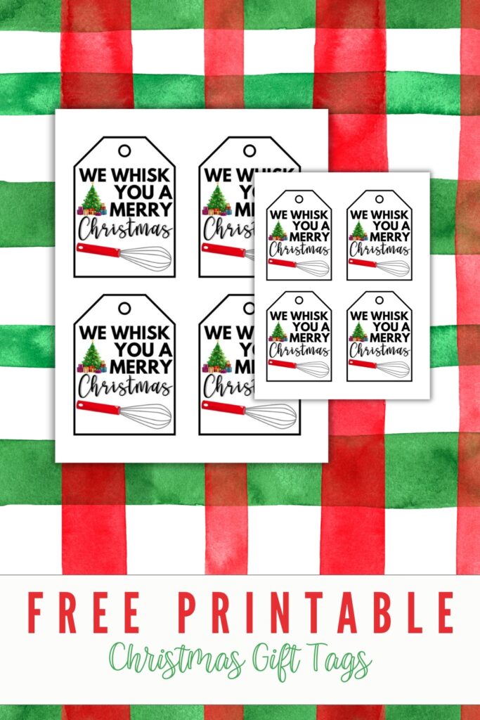 Free Christmas Gift Tag Printable Pin