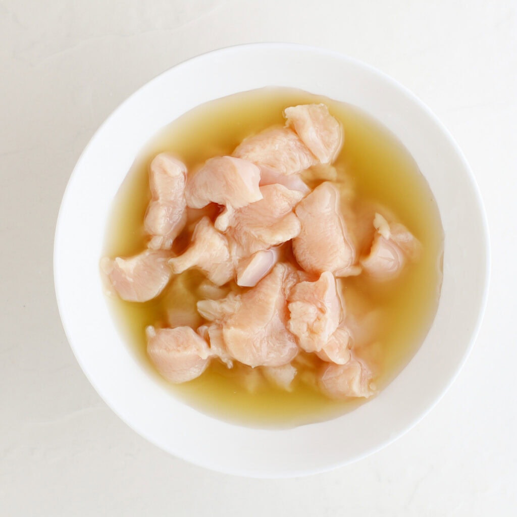 Chicken Cubes in a bowl