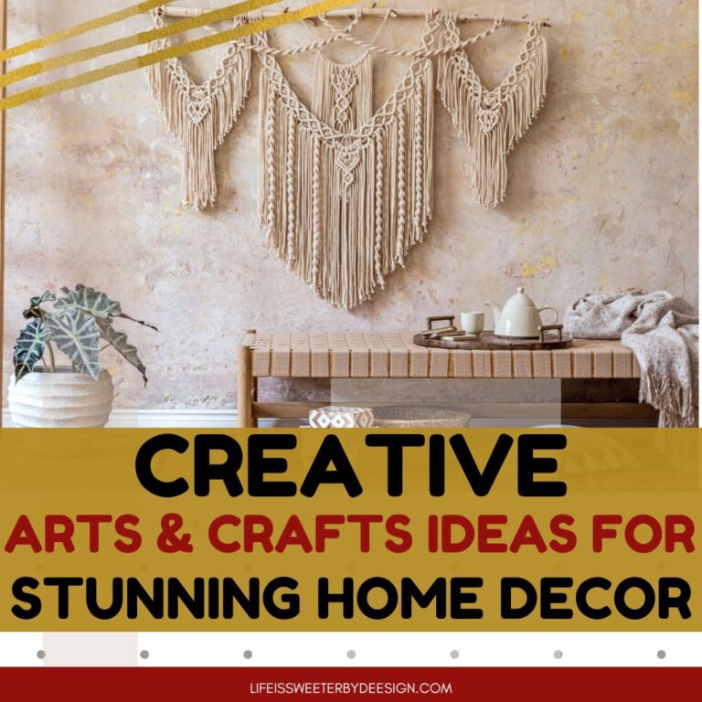 creative arts and crafts ideas for stunning home decor