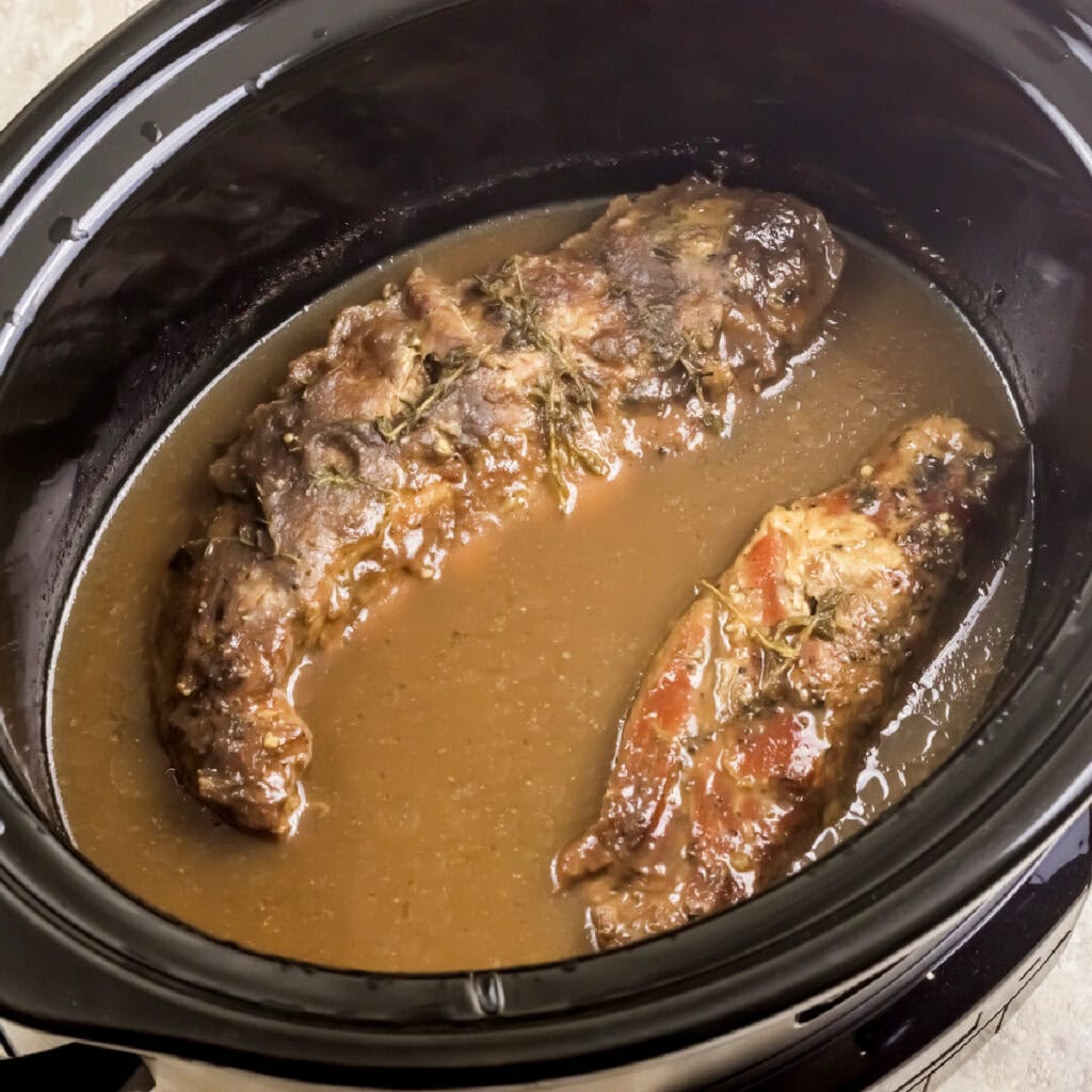 Pork tenderloin after 3-5hrs