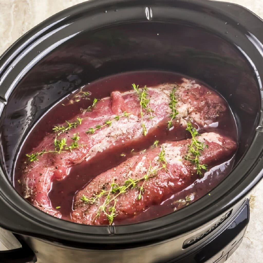 Ready to cook pork tenderloin