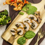 Spinach and Feta Stuffed Turkey Tenderloin for Weight Watchers