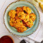 corn nuggets with basil