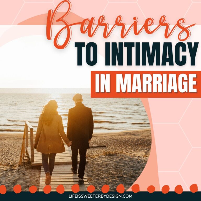 common barriers to intimacy in marriage