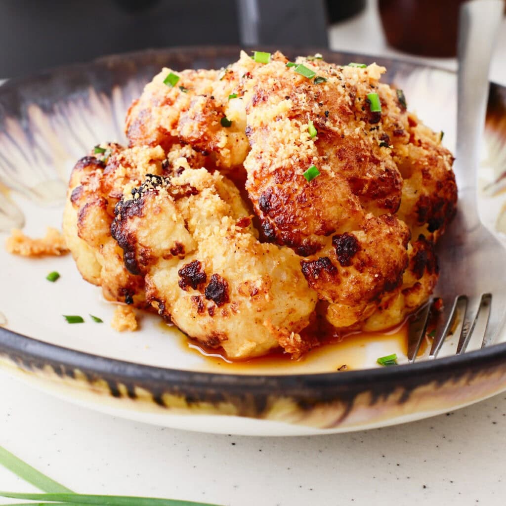 cauliflower in a plate