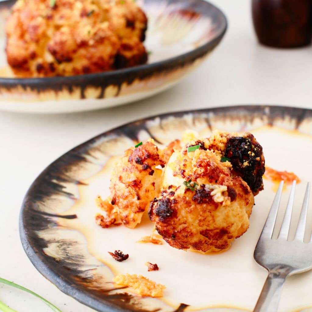 Ready to eat seasoned cauliflower