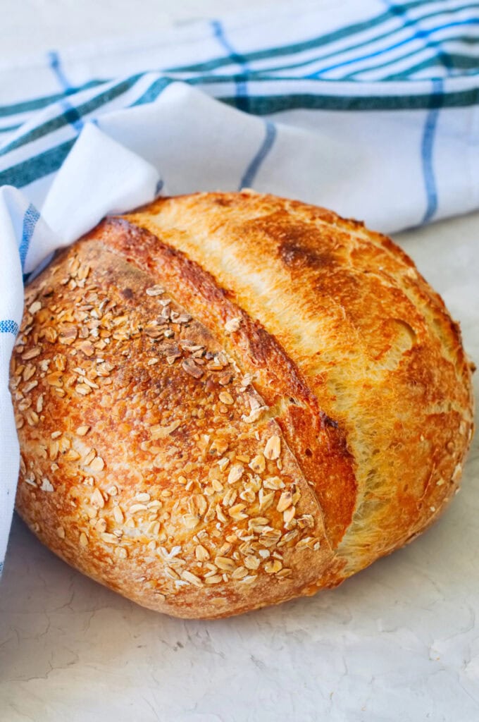 loaf of sourdough bread